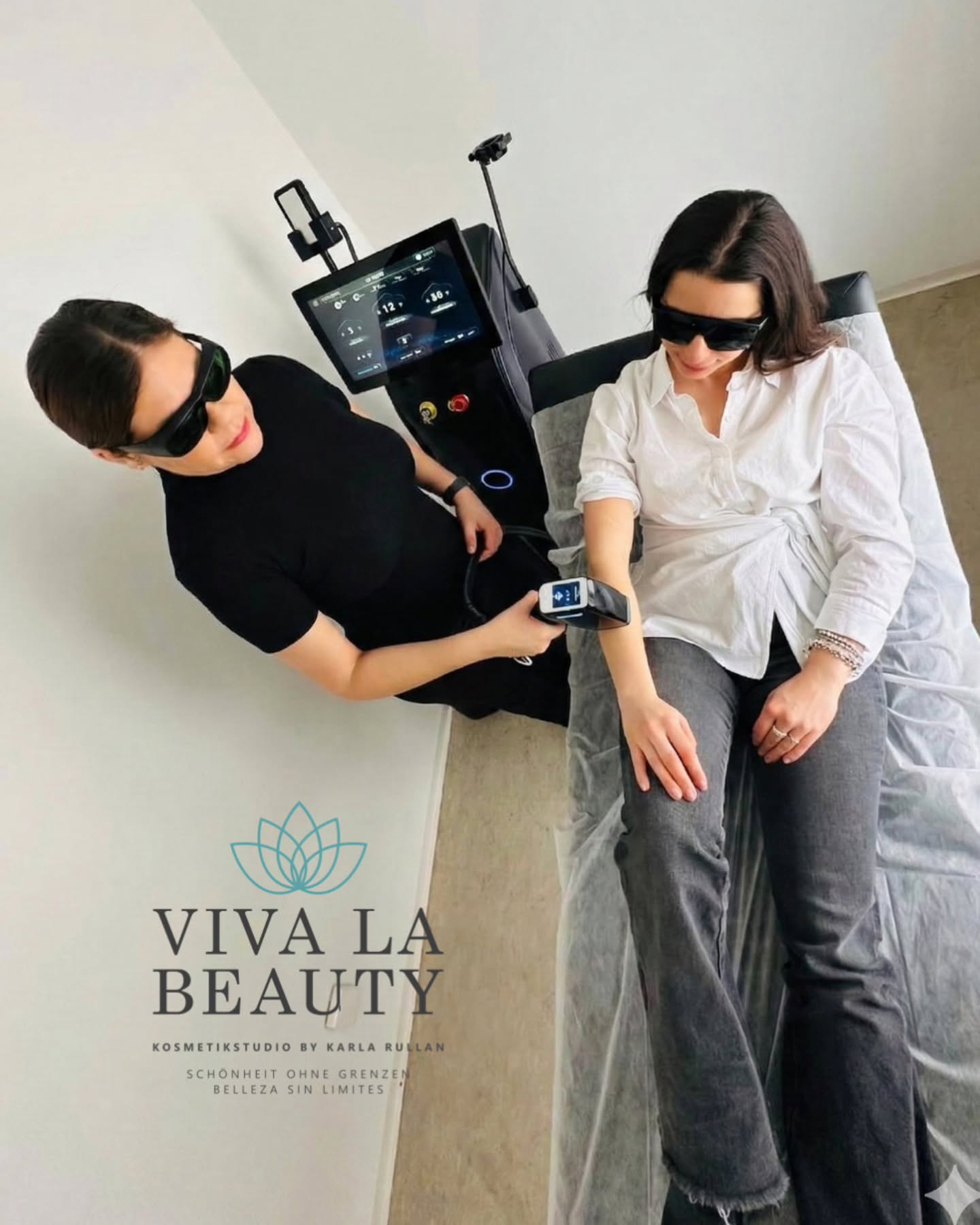 Laser-Haarentfernung im Kosmetikstudio Viva La Beauty in Wien